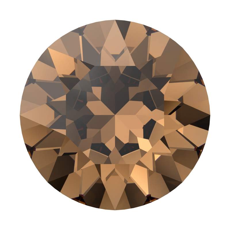 Swarovski Round Stones 1088 ss 34 Recreated Light Smoked Topaz F