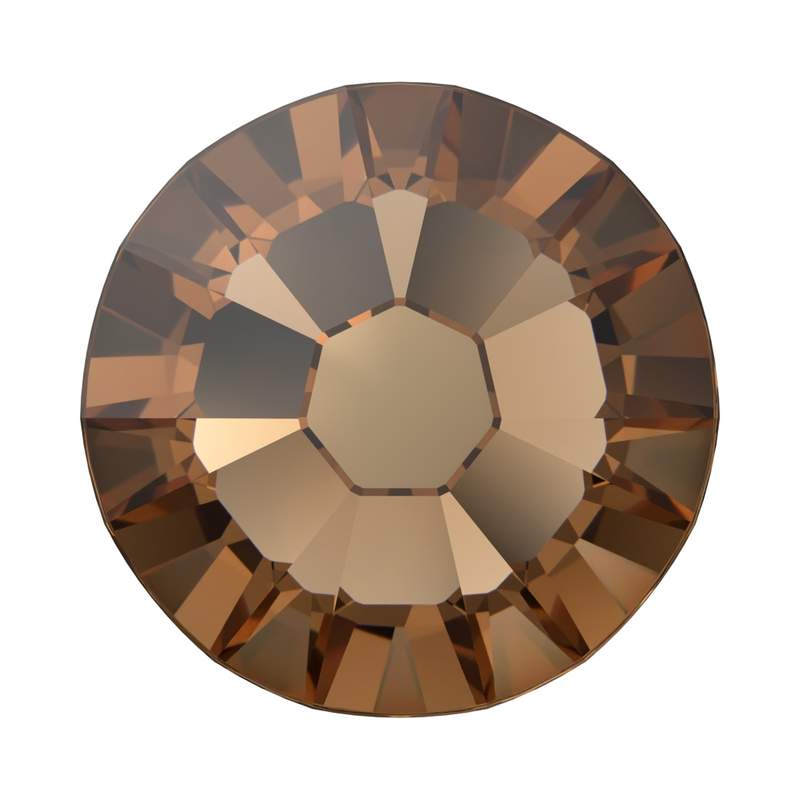 Swarovski Flatback Crystals 2058 ss 7 Recreated Light Smoked Topaz F