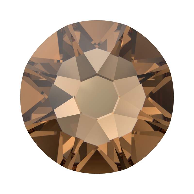 Swarovski Flatback Crystals 2088 ss 12 Recreated Light Smoked Topaz F