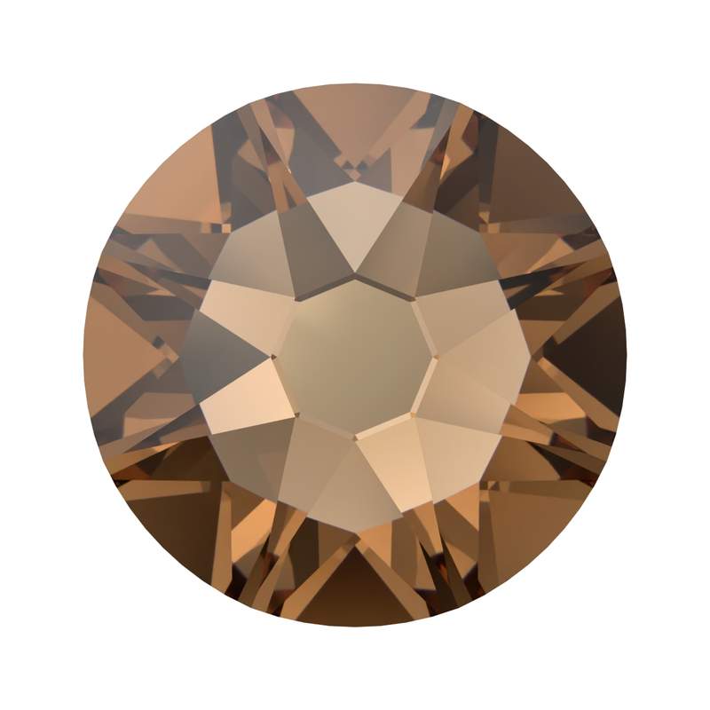 Swarovski Flatback Crystals 2088 ss 30 Recreated Light Smoked Topaz F
