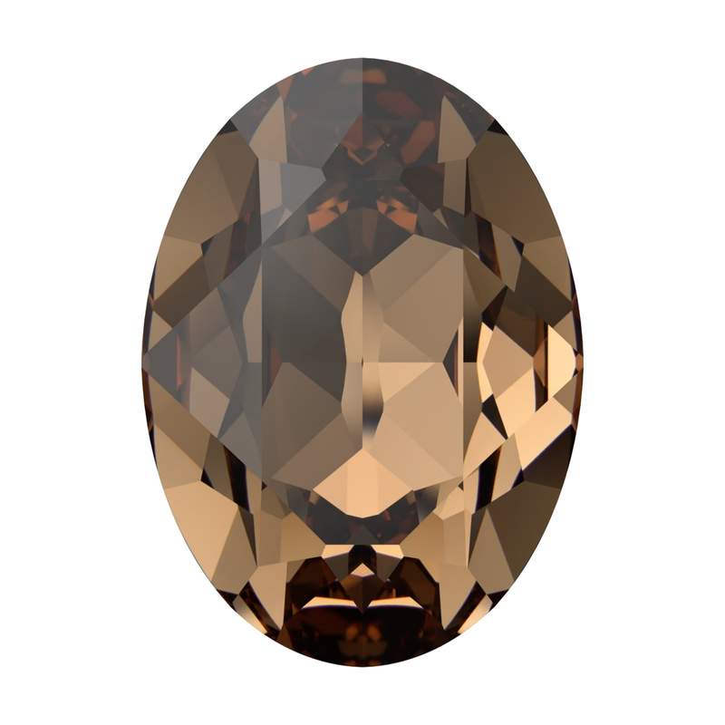 Swarovski Fancy Stones 4120 18 x 13 mm Recreated Light Smoked Topaz F