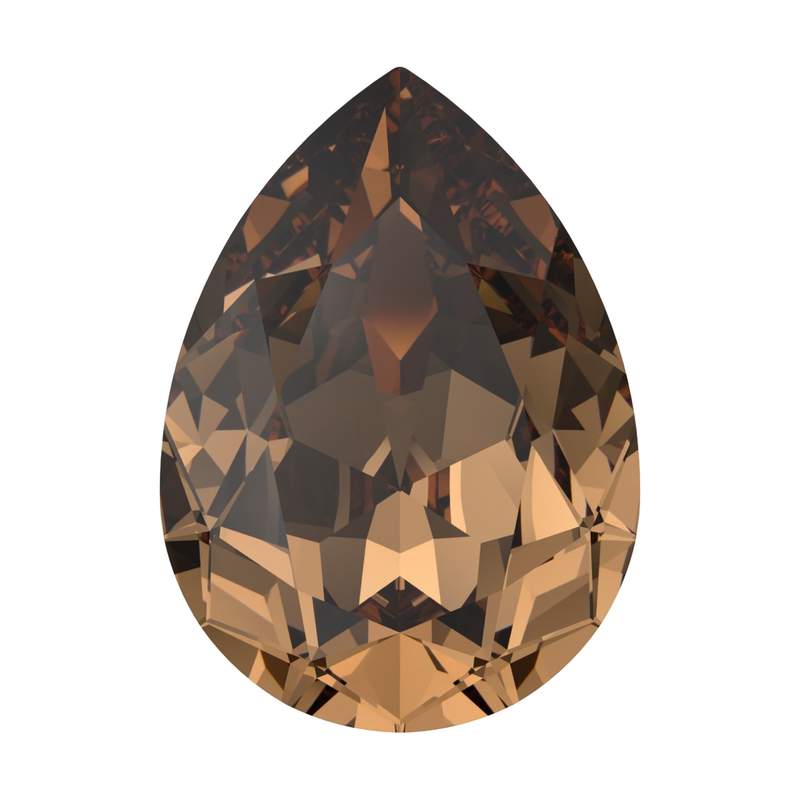 Swarovski Fancy Stones 4320 8 x 6 mm Recreated Light Smoked Topaz F