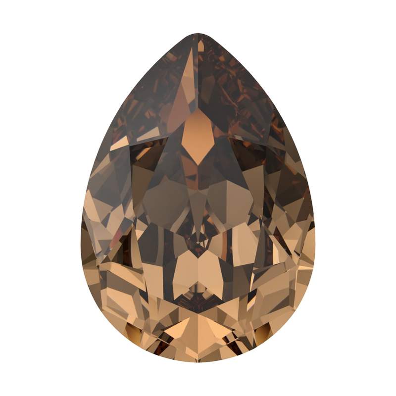 Swarovski Fancy Stones 4320 14 x 10 mm Recreated Light Smoked Topaz F