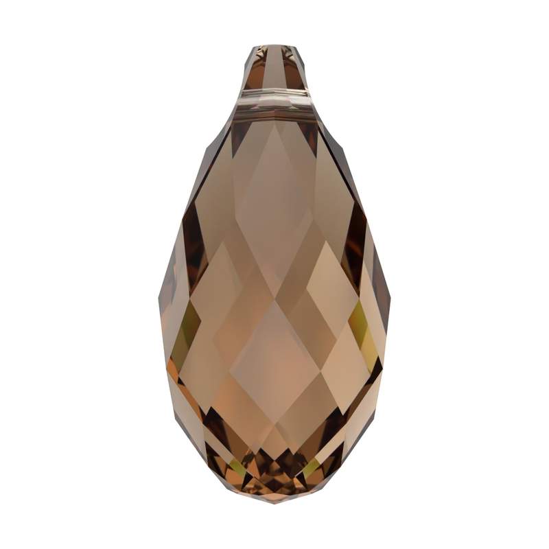 Swarovski Crystal Pendants 6010 13 x 6,5 mm Recreated Light Smoked Topaz
