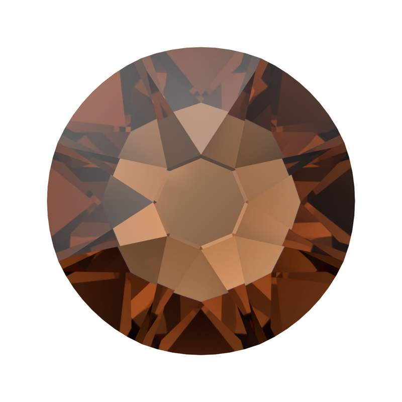 Swarovski Flatback Crystals 2088 ss 34 Recreated Smoked Topaz F