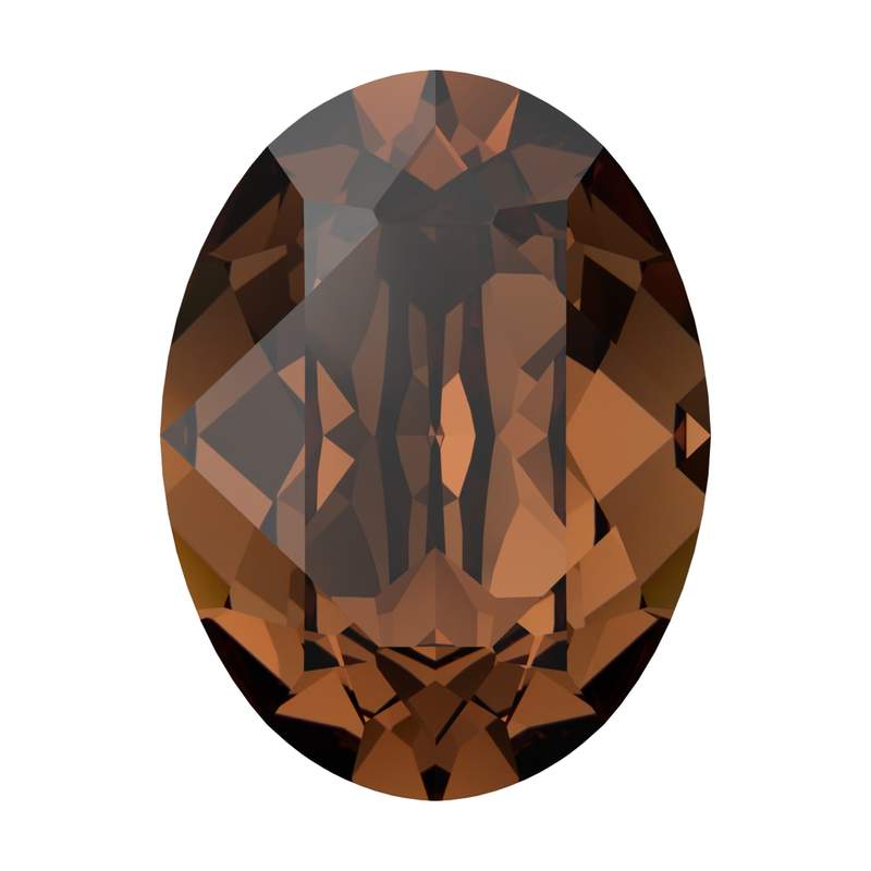 Swarovski Fancy Stones 4120 8 x 6 mm Recreated Smoked Topaz F