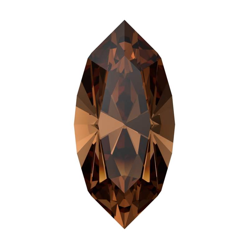Swarovski Fancy Stones 4228 4 x 2 mm Recreated Smoked Topaz F