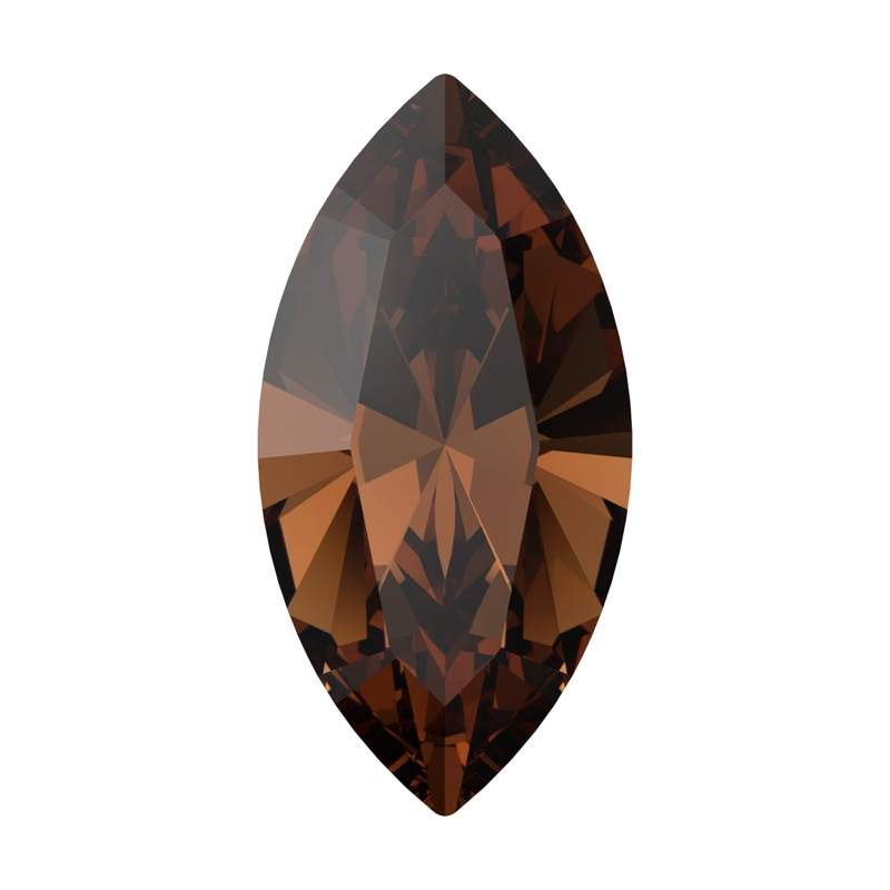 Swarovski Fancy Stones 4228 8 x 4 mm Recreated Smoked Topaz F