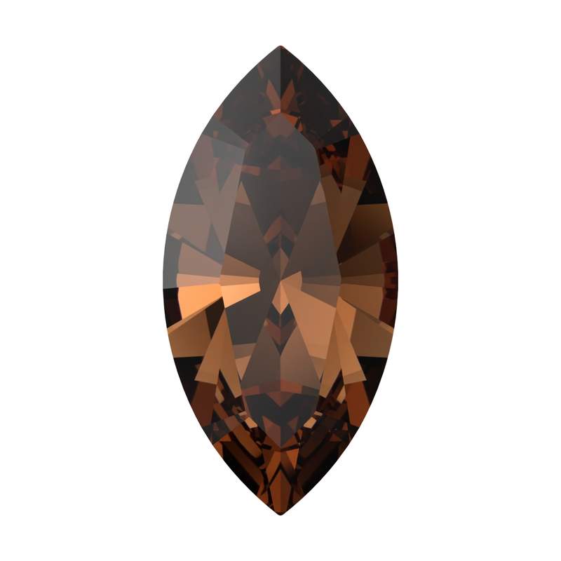 Swarovski Fancy Stones 4228 10 x 5 mm Recreated Smoked Topaz F
