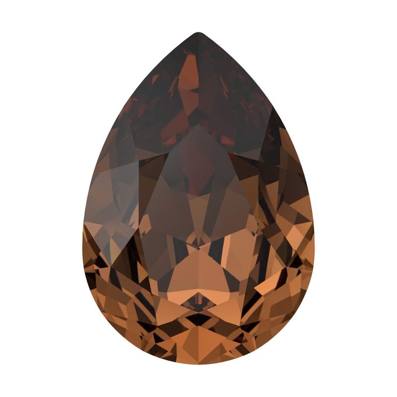Swarovski Fancy Stones 4320 10 x 7 mm Recreated Smoked Topaz F