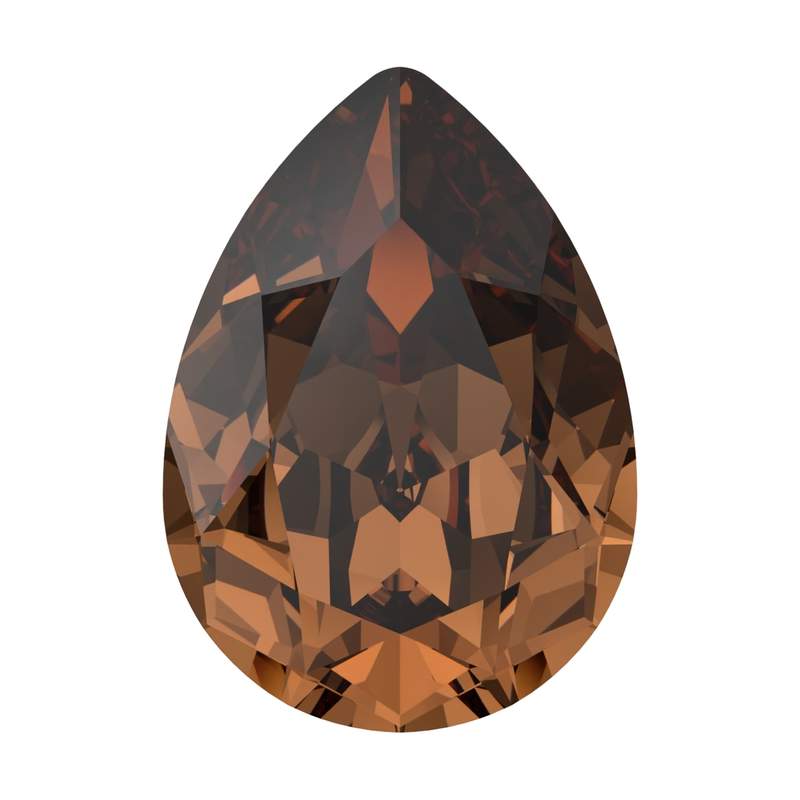 Swarovski Fancy Stones 4320 14 x 10 mm Recreated Smoked Topaz F