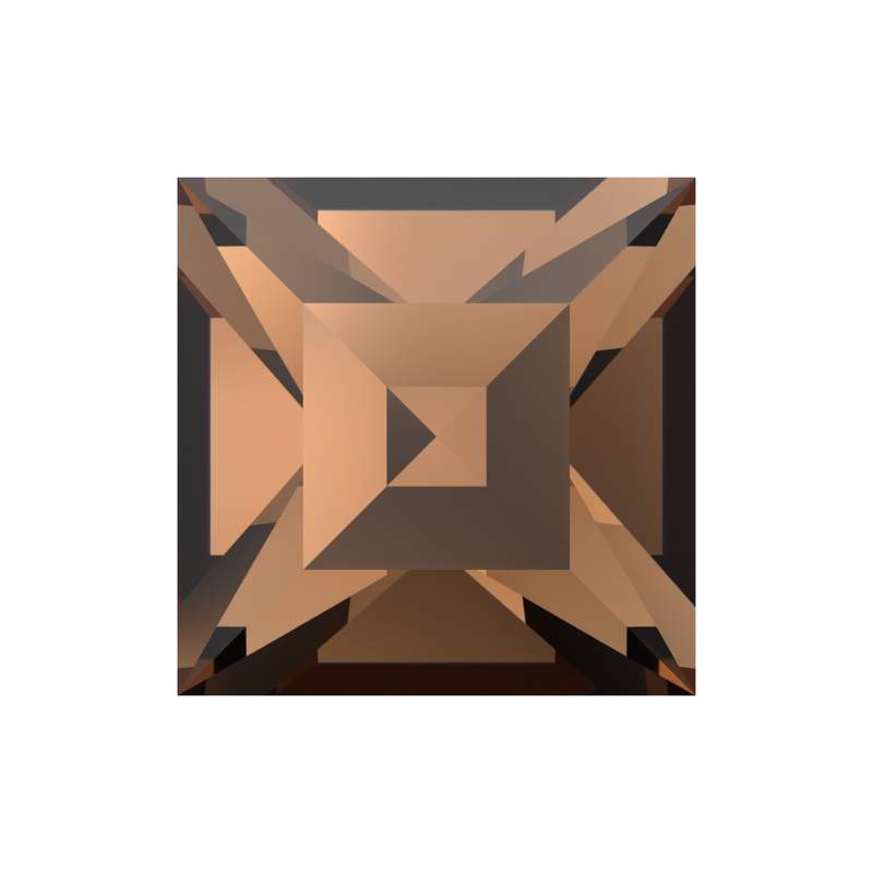 Swarovski Fancy Stones 4428 2 mm Recreated Smoked Topaz F