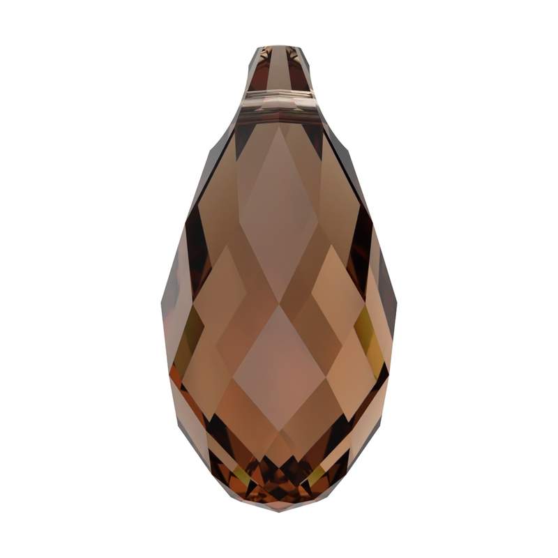 Swarovski Crystal Pendants 6010 13 x 6,5 mm Recreated Smoked Topaz