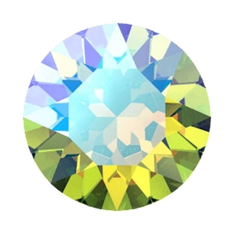 Swarovski Round Stones 1088 ss 34 Chrysolite Blue AB F