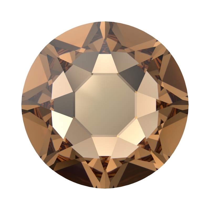 Swarovski Hotfix Crystals 2078 ss 12 Recreated Light Smoked Topaz A HF