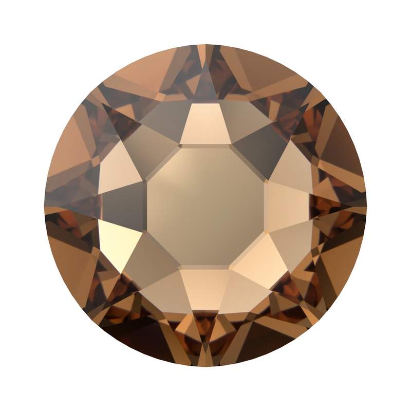 Swarovski Hotfix Crystals 2078 ss 34 Recreated Light Smoked Topaz A HF