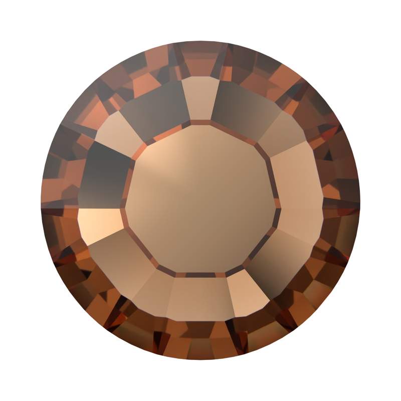 Swarovski Hotfix Crystals 2038 ss 6 Recreated Smoked Topaz A HF