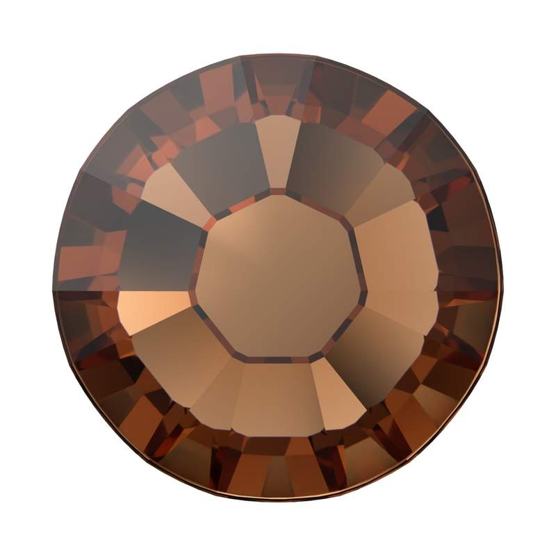 Swarovski Hotfix Crystals 2038 ss 10 Recreated Smoked Topaz A HF