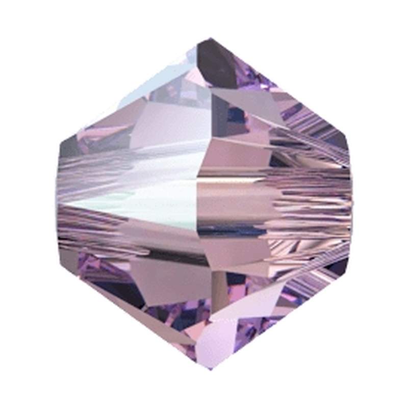 Swarovski Crystal Beads 5328 4 mm Violet Moonlight