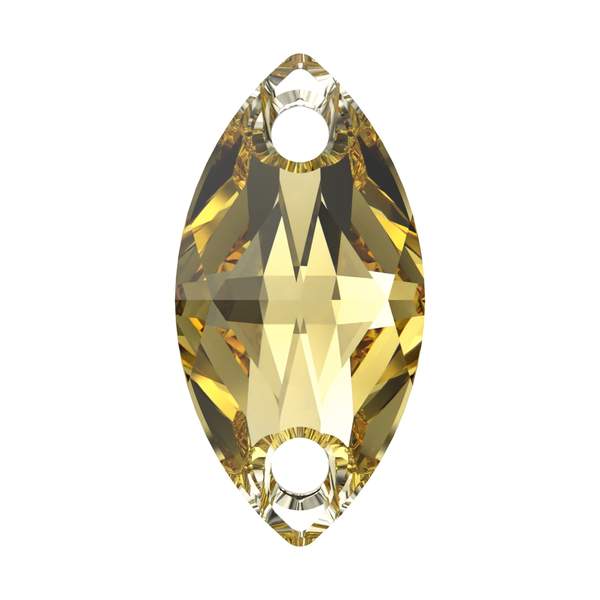 Swarovski Sew-on Crystals 3223 12 x 6 mm Recreated Dark Jonquil F