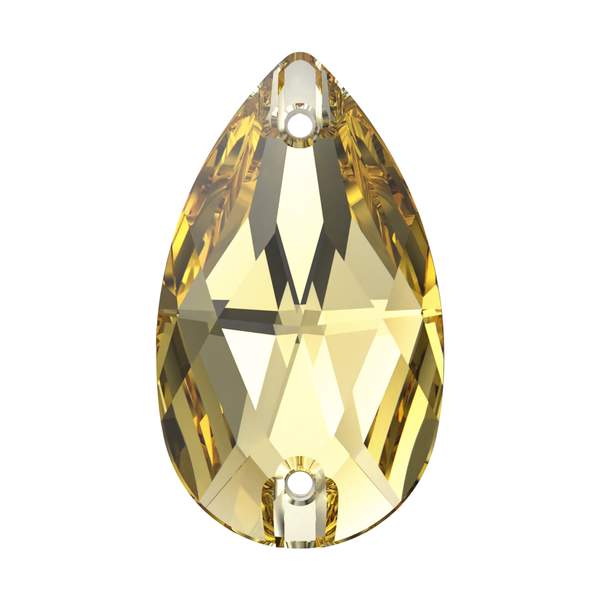 Swarovski Sew-on Crystals 3230 28 x 17 mm Recreated Dark Jonquil F
