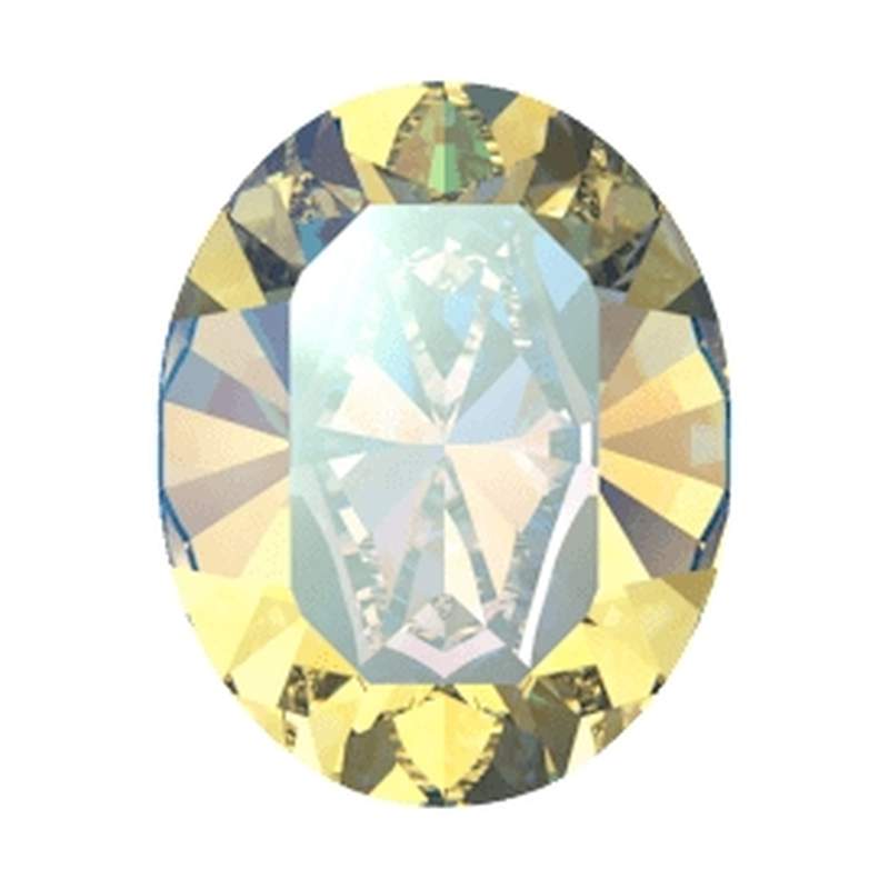 Swarovski Fancy Stones 4128 10 x 8 mm Crystal Shimmer F