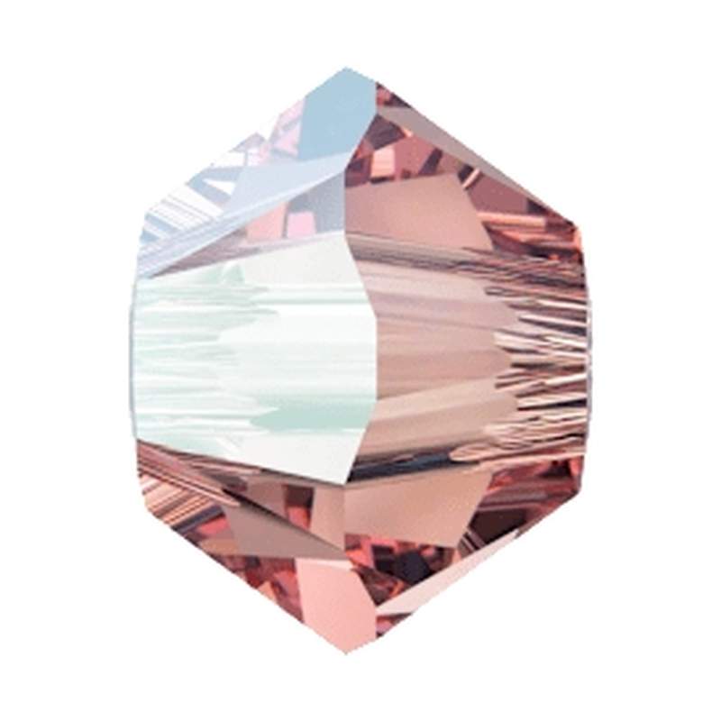 Swarovski Crystal Beads 5328 3 mm Light Rose Moonlight