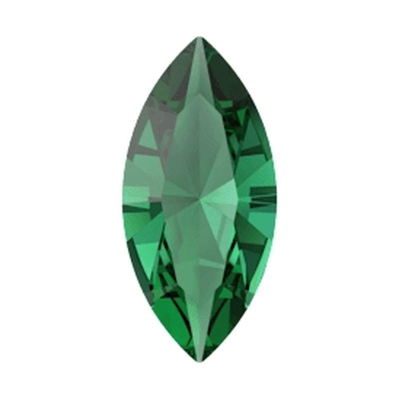 Swarovski Fancy Stones 4228 15 x 7 mm Majestic Green Ignite