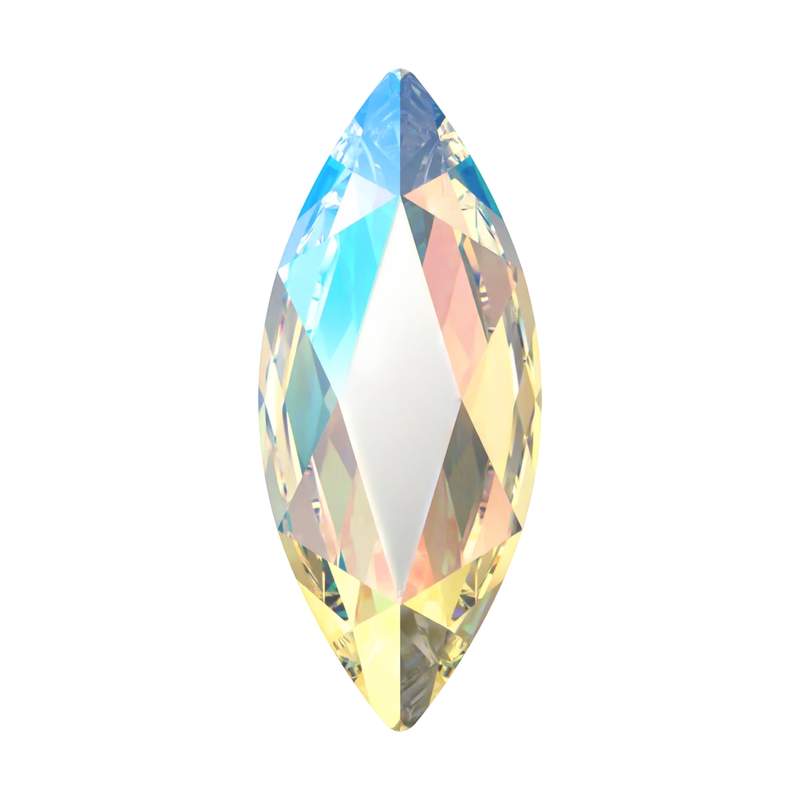 Swarovski Hotfix Crystals 2201 14 x 6 mm Crystal Shimmer M HF