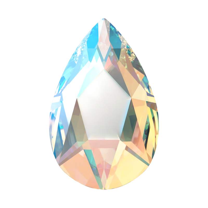 Swarovski Hotfix Crystals 2303 14 x 9 mm Crystal Shimmer M HF