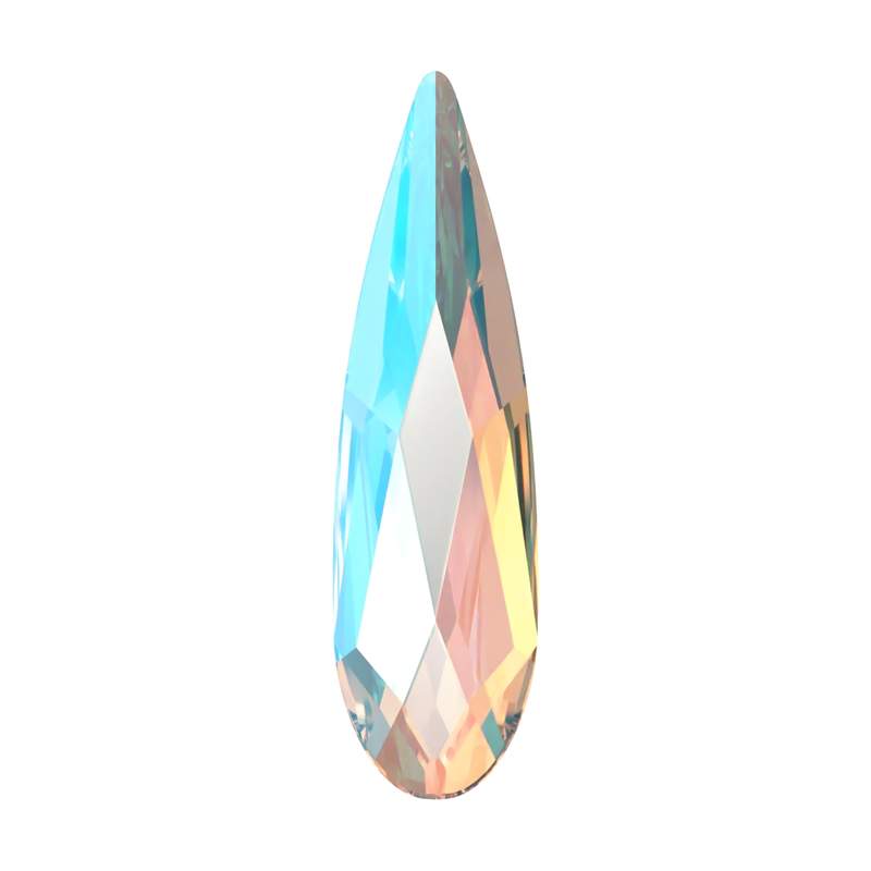 Swarovski Flatback Crystals 2304 14 x 3,9 mm Crystal Shimmer F