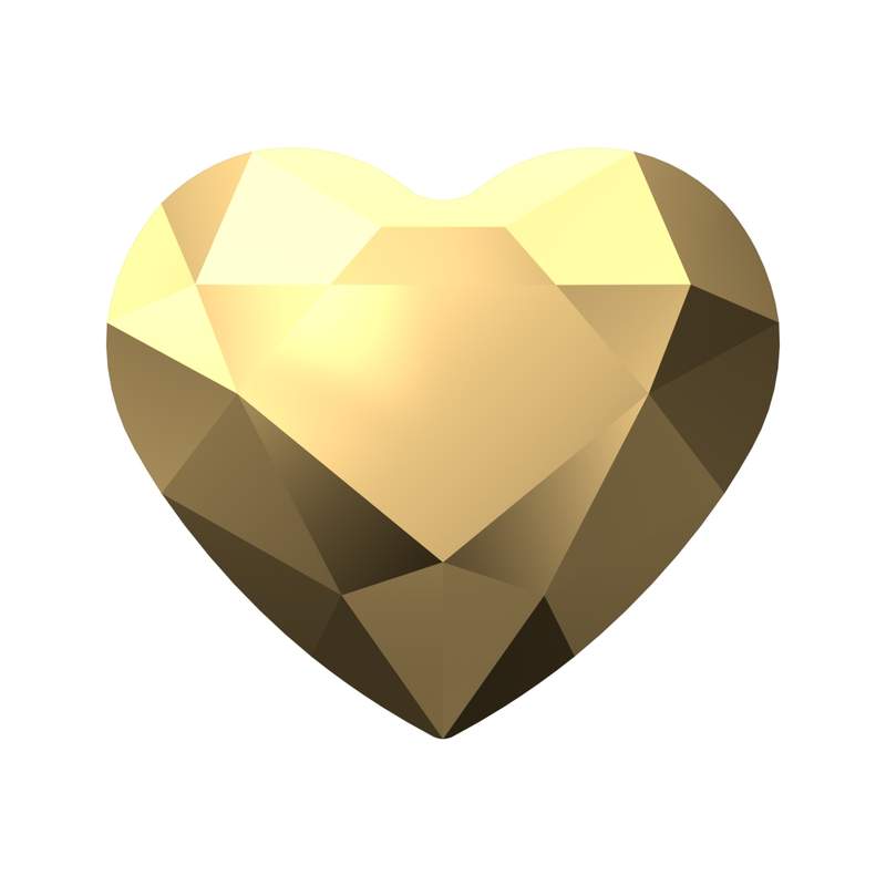 Swarovski Fancy Stones 4815 6 x 5,3 mm Crystal Aurum F