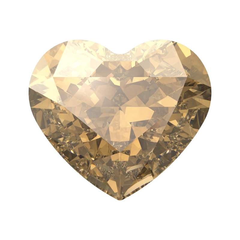 Swarovski Fancy Stones 4815 10 x 8,8 mm Crystal Golden Shadow F