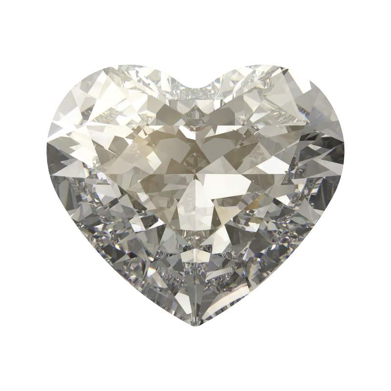 Swarovski Fancy Stones 4815 10 x 8,8 mm Crystal Silver Shade F