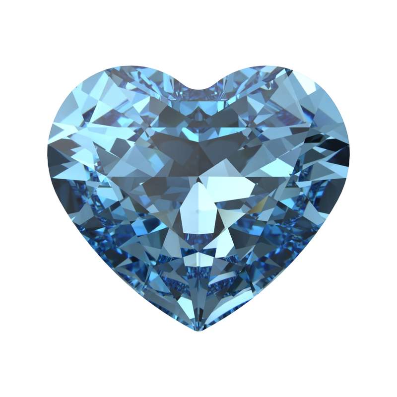 Swarovski Fancy Stones 4815 10 x 8,8 mm Aquamarine F