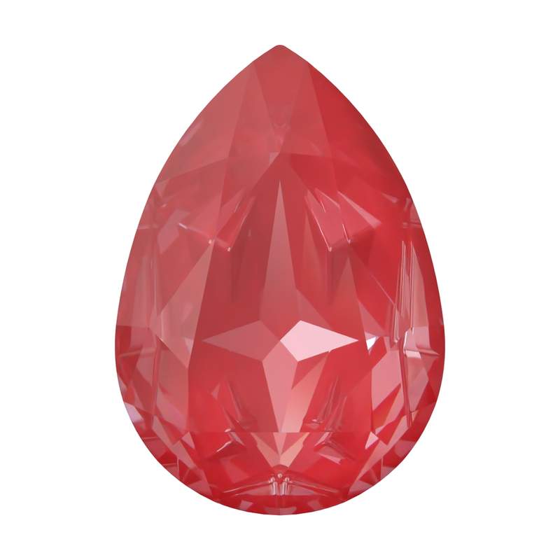 Swarovski Fancy Stones 4390 10 x 7 mm Crystal Poppy Red Ignite