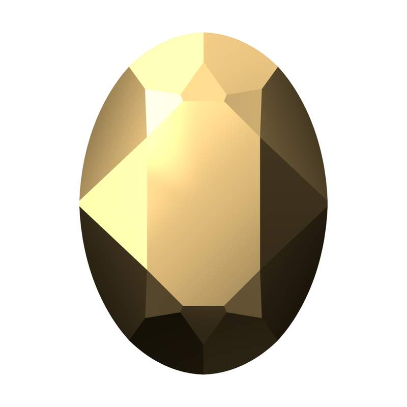 Swarovski Fancy Stones 4120 18 x 13 mm Crystal Aurum F