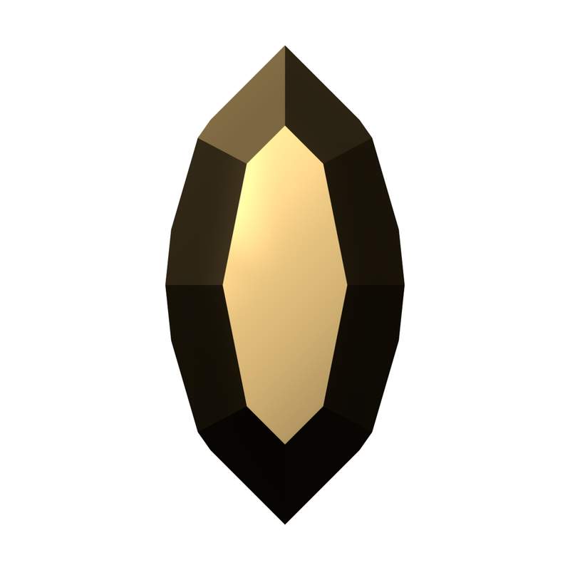 Swarovski Fancy Stones 4228 5 x 2,5 mm Crystal Aurum F