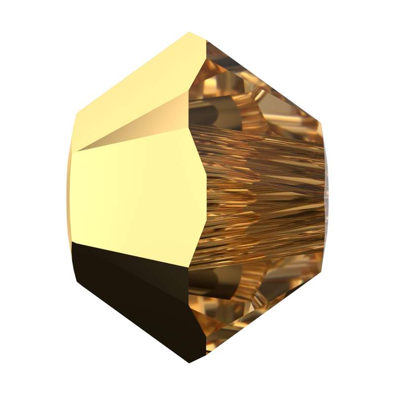 Swarovski Crystal Beads 5328 3 mm Crystal Aurum 2X