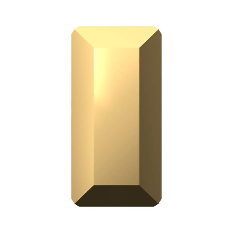 Swarovski Hotfix Crystals 2510 10 x 5 mm Crystal Aurum M HF