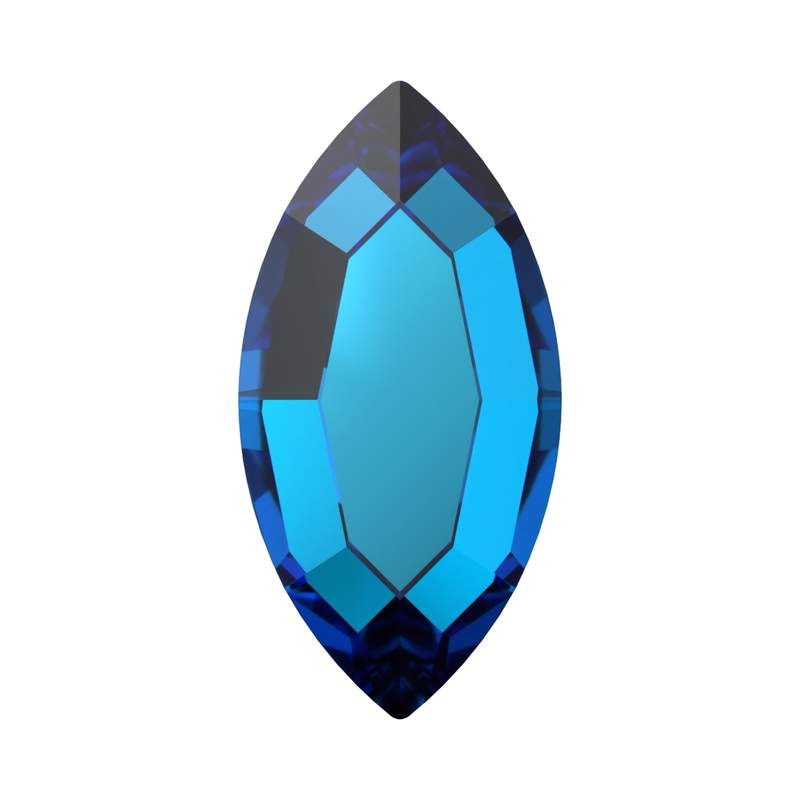 Swarovski Hotfix Crystals 2200 8 x 4 mm Crystal Bermuda Blue M HF