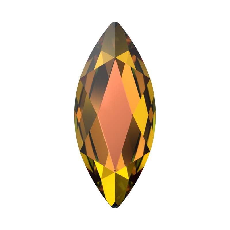 Swarovski Flatback Crystals 2201 8 x 3,5 mm Crystal Vitrail Medium F