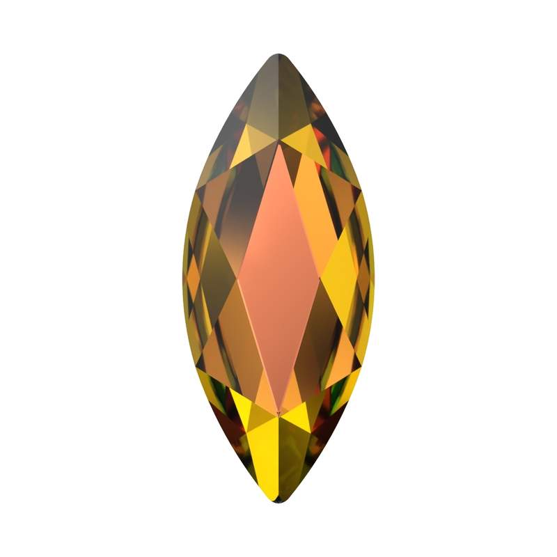 Swarovski Hotfix Crystals 2201 14 x 6 mm Crystal Vitrail Medium M HF
