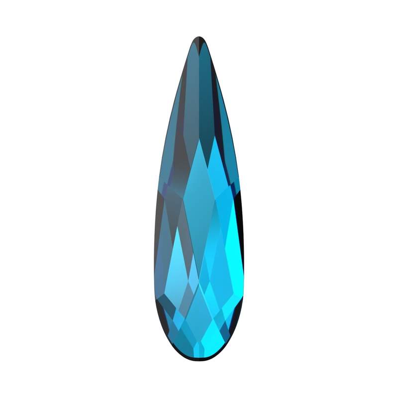 Swarovski Hotfix Crystals 2304 10 x 2,8 mm Crystal Bermuda Blue M HF