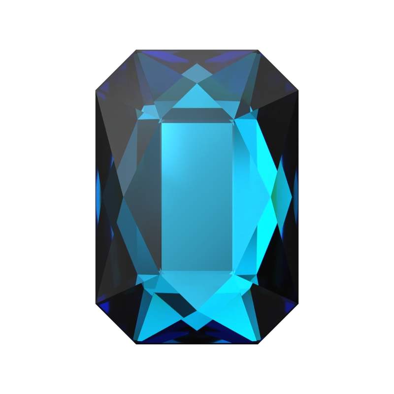 Swarovski Flatback Crystals 2602 3,7 x 2,5 mm Crystal Bermuda Blue F