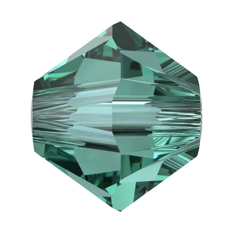 Swarovski Crystal Beads 5328 4 mm Recreated Caribbean Green