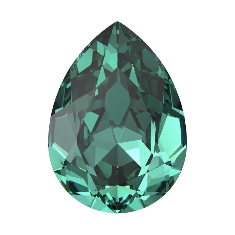 Swarovski Fancy Stones 4320 6 x 4 mm Recreated Caribbean Green F
