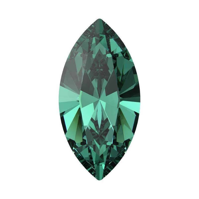Swarovski Fancy Stones 4228 8 x 4 mm Recreated Caribbean Green F
