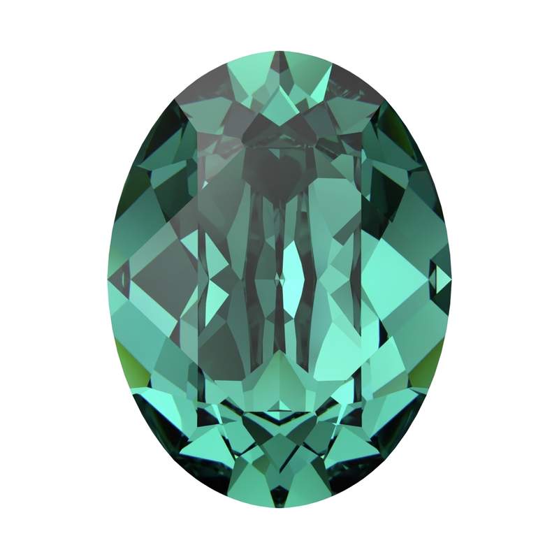 Swarovski Fancy Stones 4120 8 x 6 mm Recreated Caribbean Green F