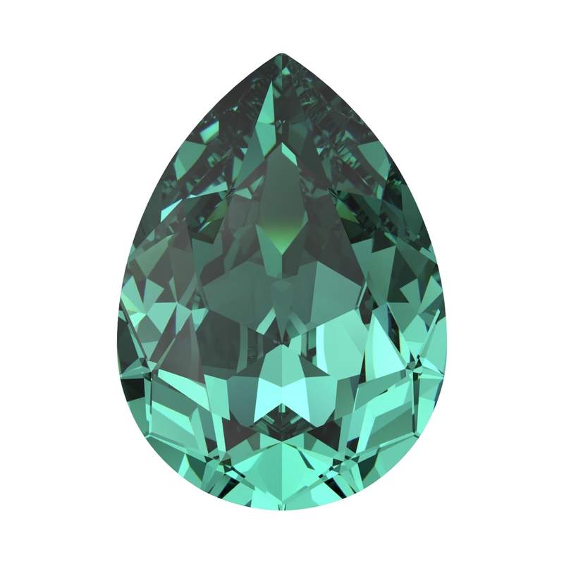 Swarovski Fancy Stones 4320 8 x 6 mm Recreated Caribbean Green F